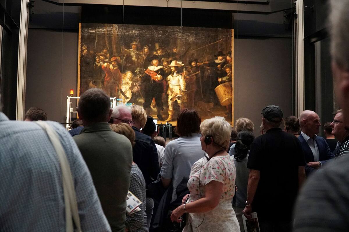 Restauración de ‘La Ronda de Noche’, atracción de Ámsterdam