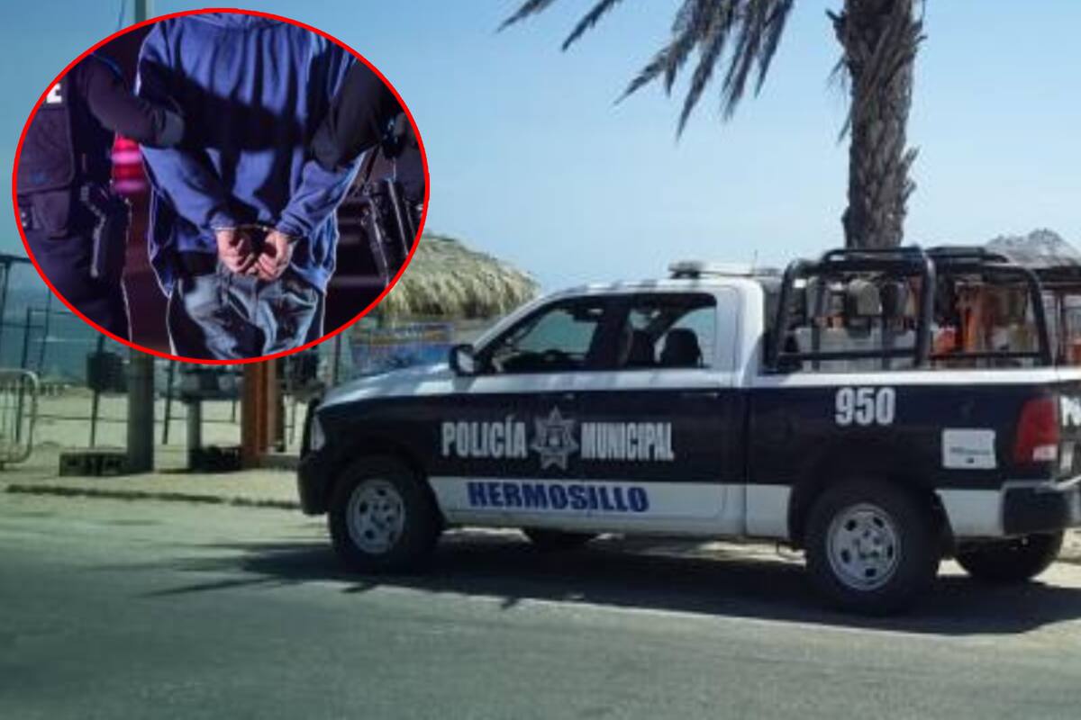 Violencia en Bahía de Kino: Hombre detenido por agredir a su ex pareja