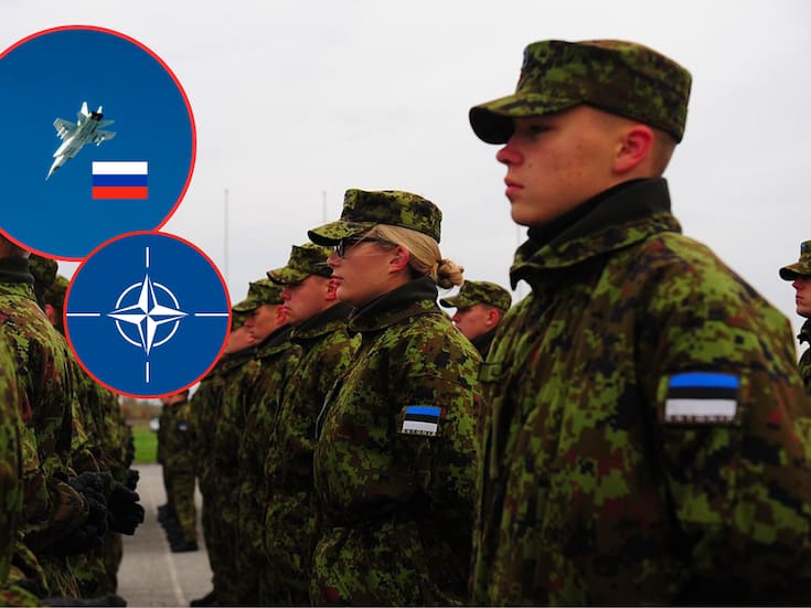 Estonia denuncia agresión rusa en su espacio aéreo y, al igual que Polonia, invoca al artículo 4 de la OTAN; la organización llama “provocación peligrosa” a las acciones de Moscú