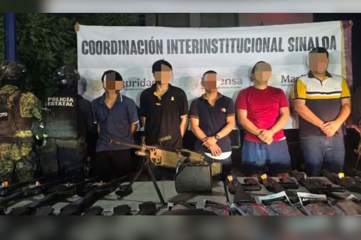 Operativo en Culiacán deja cinco detenidos y decomiso de 25 explosivos