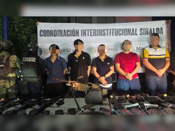 Operativo en Culiacán deja cinco detenidos y decomiso de 25 explosivos