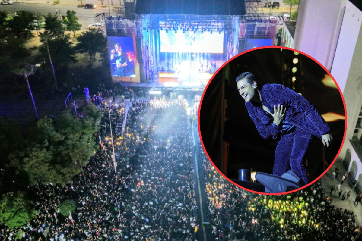 Carlos Rivera reunió 35 mil asistentes en el Foro Rosales durante las Fiestas del Pitic 2026
