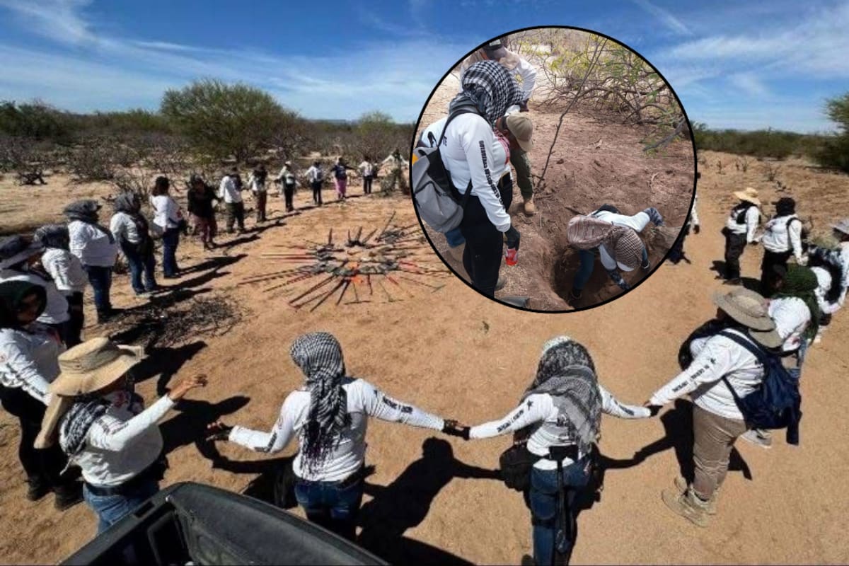 Colectivos localizan al menos 20 osamentas en el Valle de Guaymas; búsqueda continuará