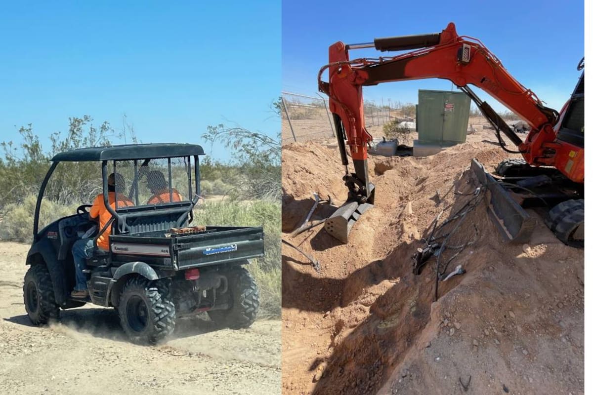Roban cobre en planta de Imperial y acaban arrestados tras persecución