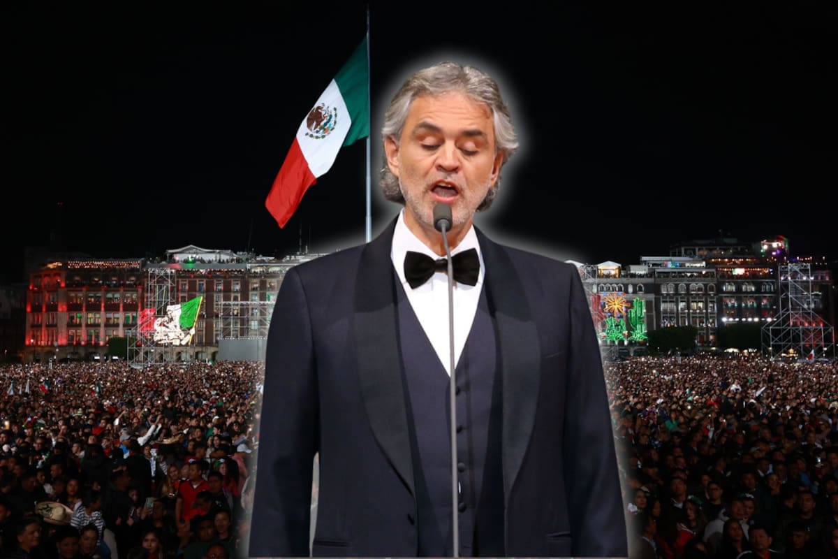 Andrea Bocelli en el Zócalo: a qué hora, objetos prohibidos y cómo ver GRATIS su concierto en CDMX