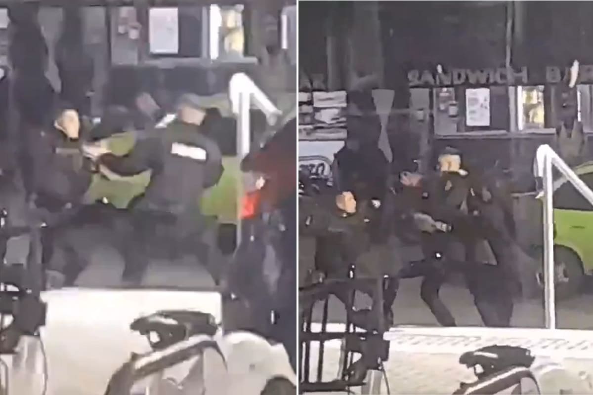 VIDEO muestra a policías agarrándose a golpes en estación de Argentina, violencia de parejas entre posibles causas