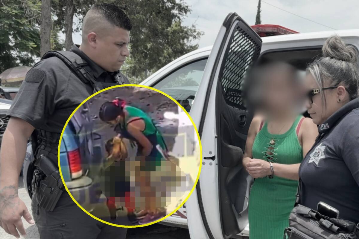 VIDEO: Joven madre es captada golpeando a puñetazos a su hijo de 4 años en Edomex