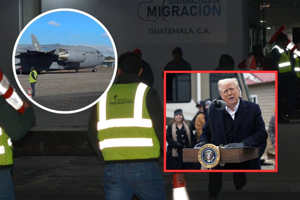 Deportaciones de Trump: Llegan a Guatemala aviones militares de EU con 79 expulsados