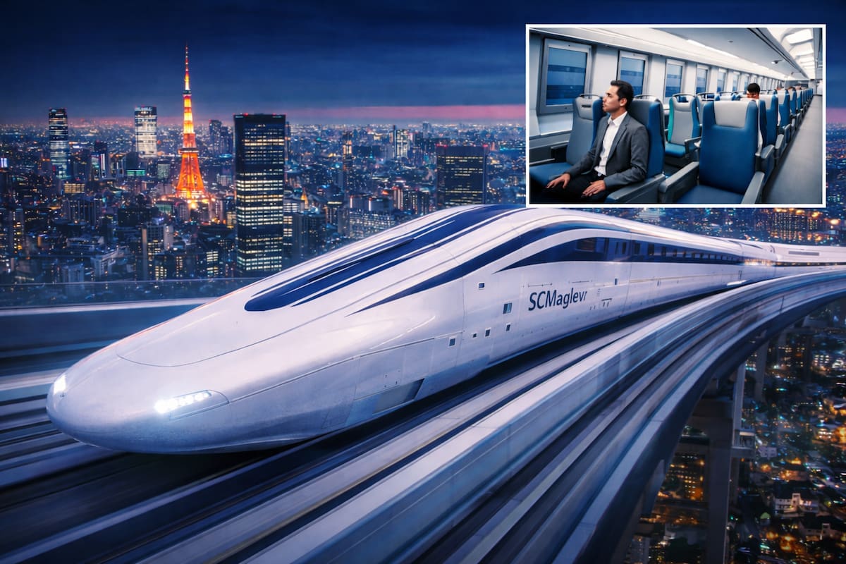 Japón pondrá en marcha el tren más rápido del planeta, superará los 600 km/h, no usa ruedas y redefine el futuro del transporte ferroviario de alta velocidad