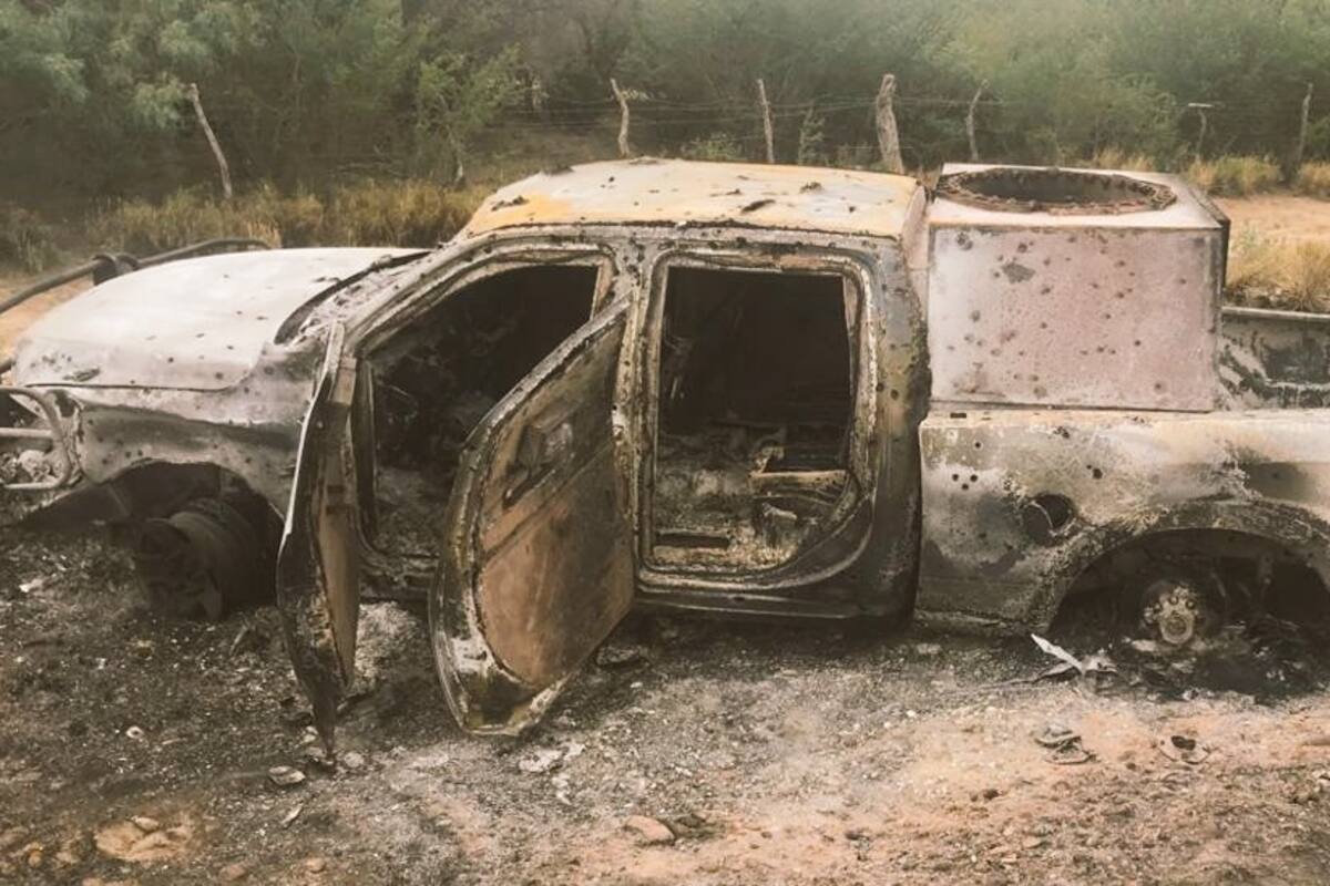Enfrentamiento en Nuevo León deja dos muertos y tres vehículos calcinados