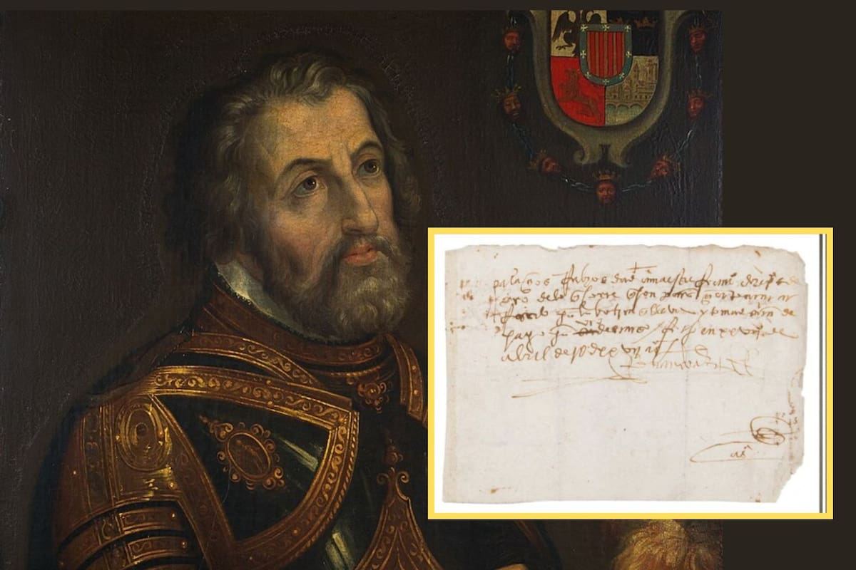EEUU devuelve a México un manuscrito histórico firmado por Hernán Cortés que había sido robado