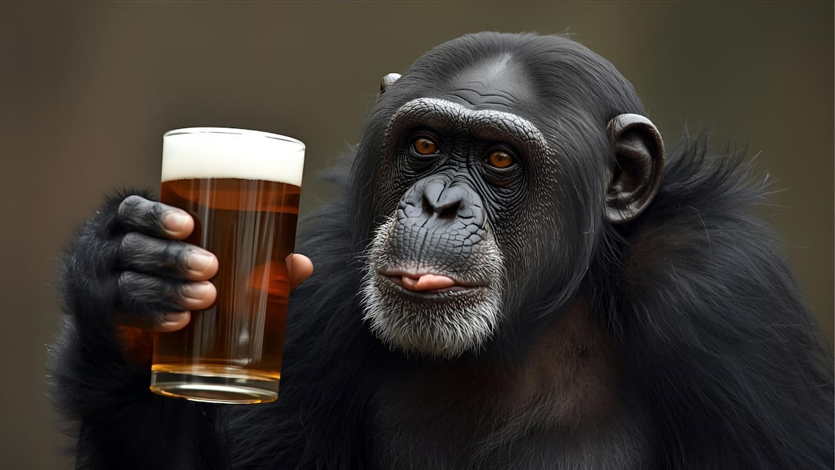 Los chimpancés de Uganda y Costa de Marfil consumen frutas fermentadas con alcohol todos los días, pero nunca se embriagan/Foto: Canva