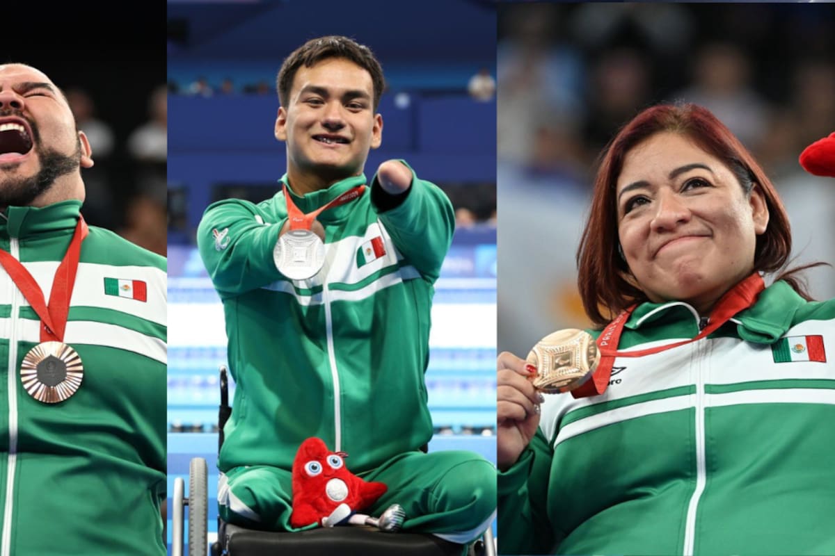 ¿Quiénes fueron los mexicanos que ganaron medalla en los Juegos Paralímpicos de París 2024?