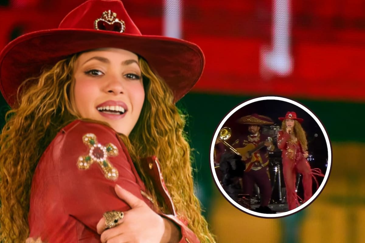 Shakira sorprende al público en Hermosillo cantando y bailando con mariachi