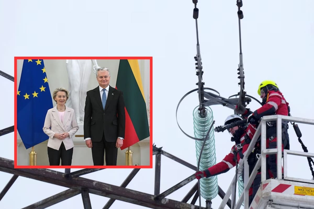 Países bálticos logran conectarse a la red eléctrica de Europa: “Por fin libres de amenazas y chantajes de Rusia”