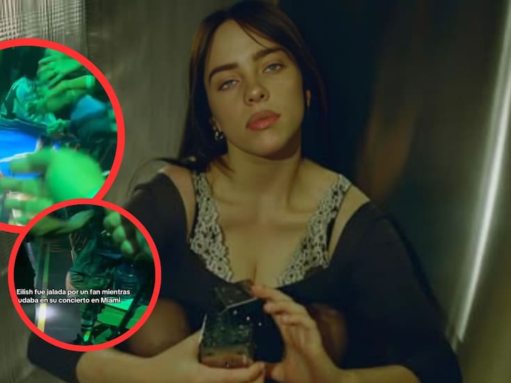 Billie Eilish es jalada violentamente por un asistente durante su concierto en Miami