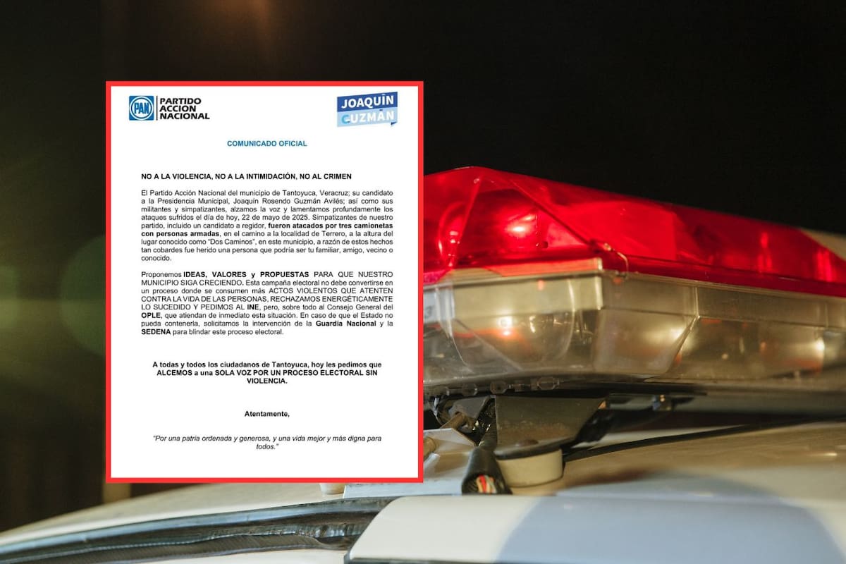 Ataque armado contra simpatizantes del PAN en Veracruz: Exigen seguridad electoral