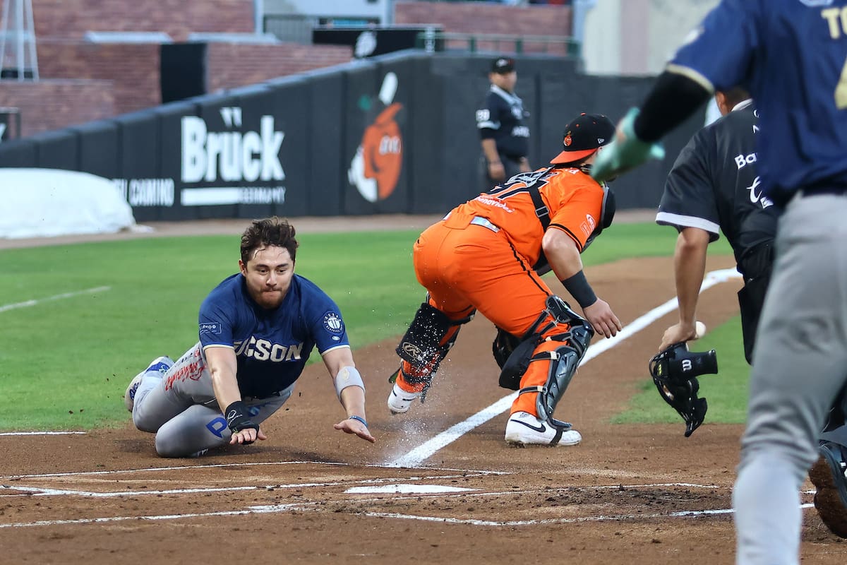 Naranjeros cierra la primera vuelta con derrota ante Tucson en el debut de Milan Tolentino