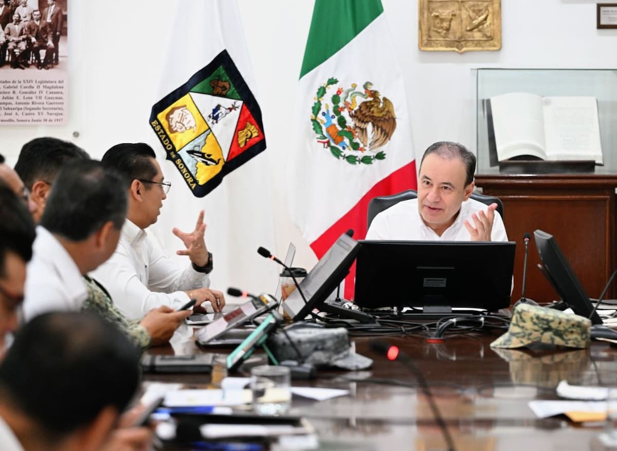Alfonso Durazo informó que Sonora no registró víctimas de homicidio doloso el 21 de julio de 2026. FOTO: ESPECIAL