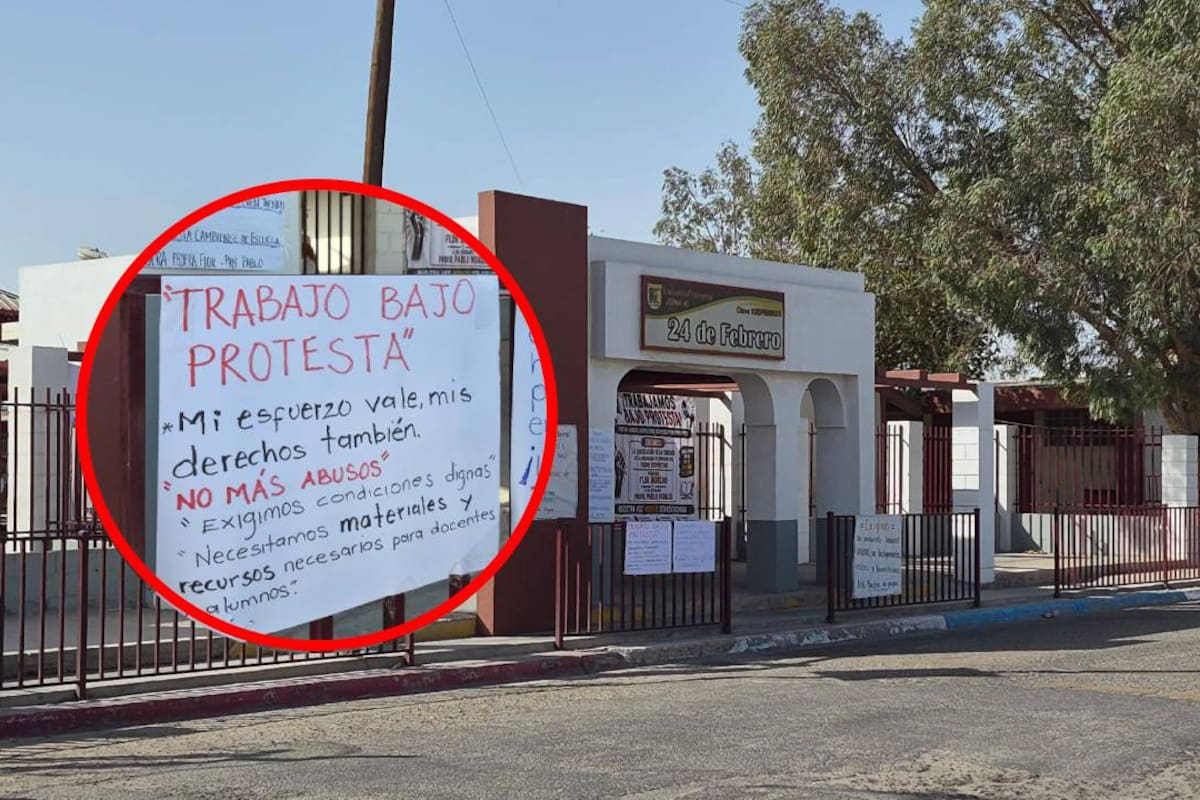 Funcionó la protesta: remueven a los dos directivos de la primaria 24 de Febrero en Mexicali tras manifestaciones de maestros y padres