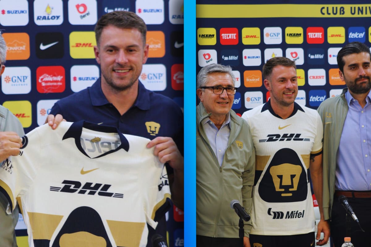 Aaron Ramsey es presentado como nuevo jugador de los Pumas; ¿Qué número usará?