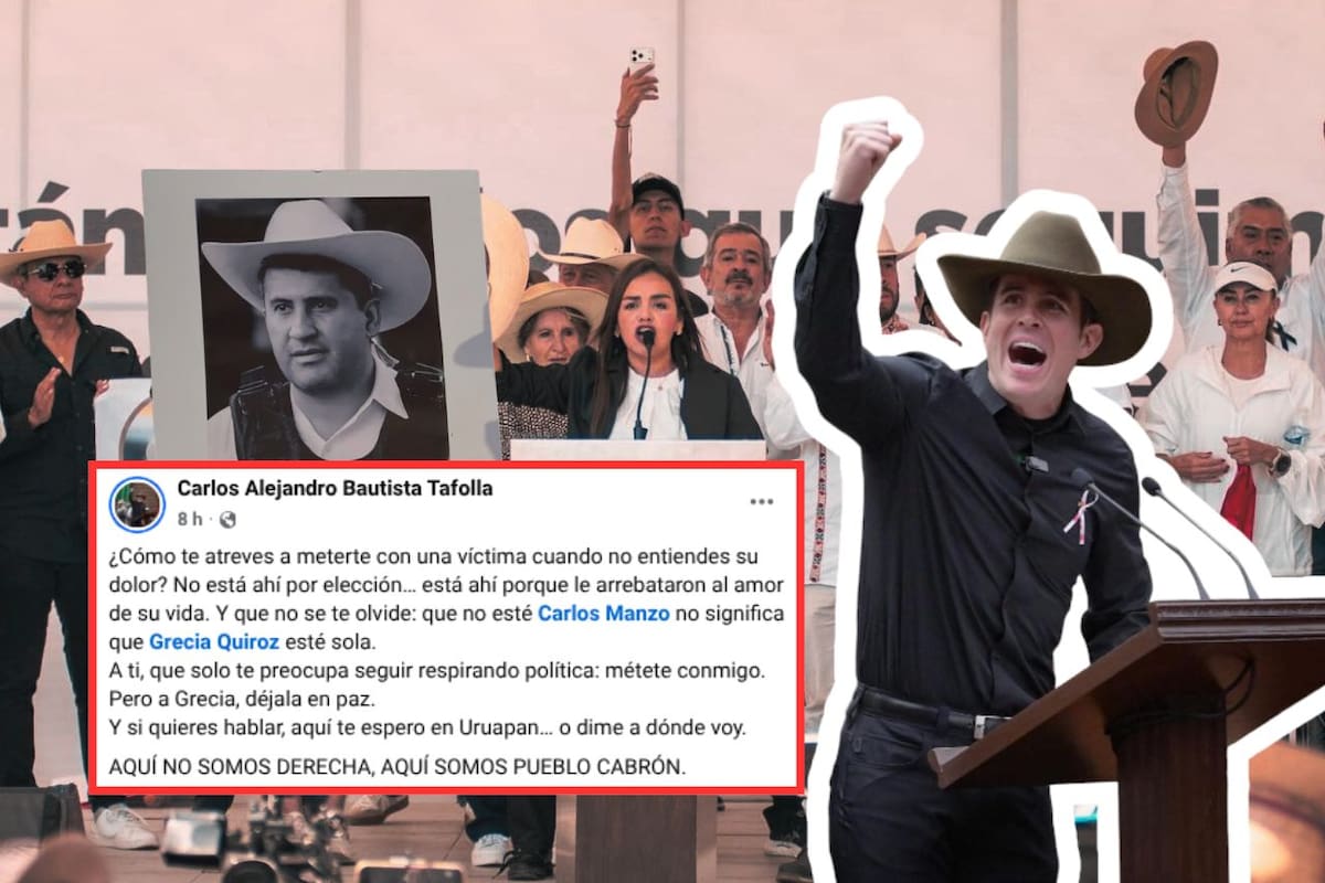 “Y que no se te olvide: que no esté Carlos Manzo no significa que Grecia Quiroz esté sola”: Diputado de Michoacán enfrenta a Noroña por comentarios sobre alcaldesa de Uruapan