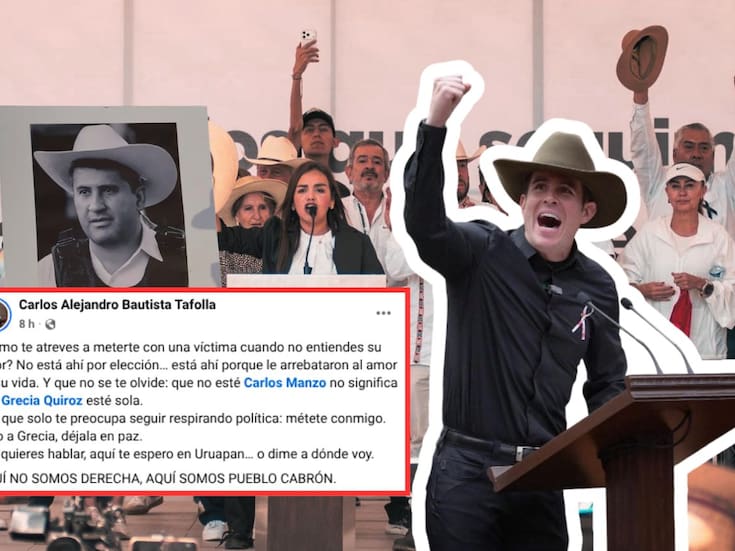 “Y que no se te olvide: que no esté Carlos Manzo no significa que Grecia Quiroz esté sola”: Diputado de Michoacán enfrenta a Noroña por comentarios sobre alcaldesa de Uruapan