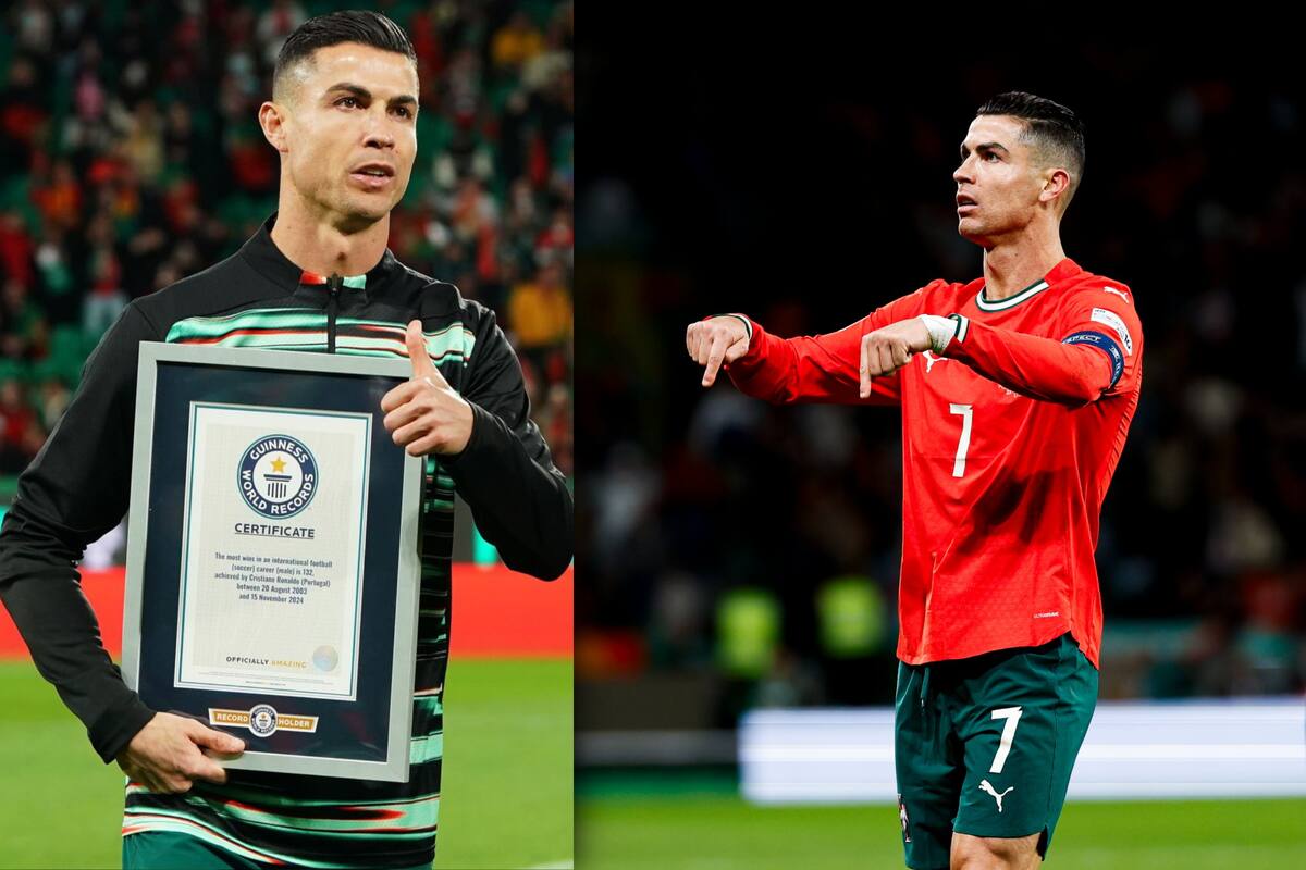 Otro gol y un nuevo Récord Guinness de Cristiano Ronaldo tras ganar con Portugal