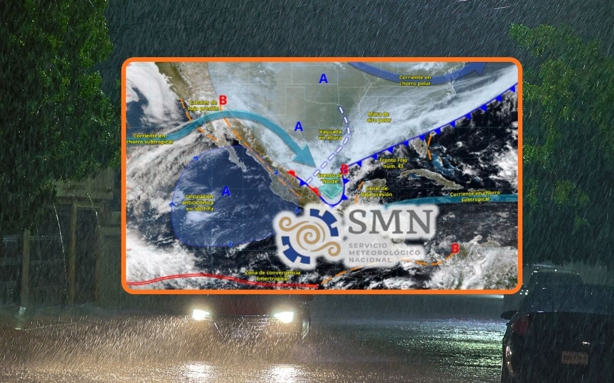 Lluvias en México golpearán esta semana.