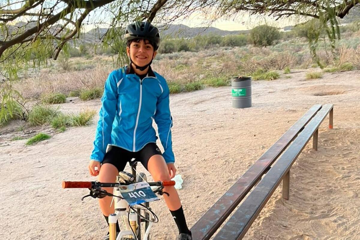 Luna Amador surca los cerros y sueña en grande en su bicicleta