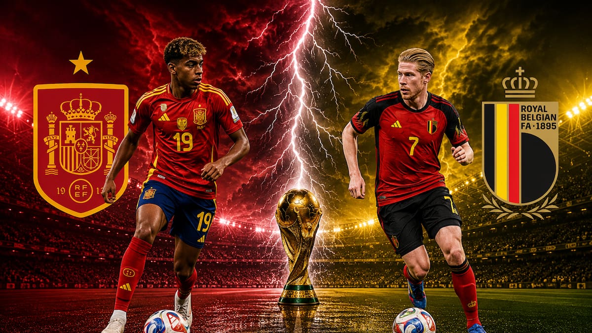 España vs Bélgica: Pronósticos, momios y las mejores apuestas para los cuartos de final del Mundial 2026