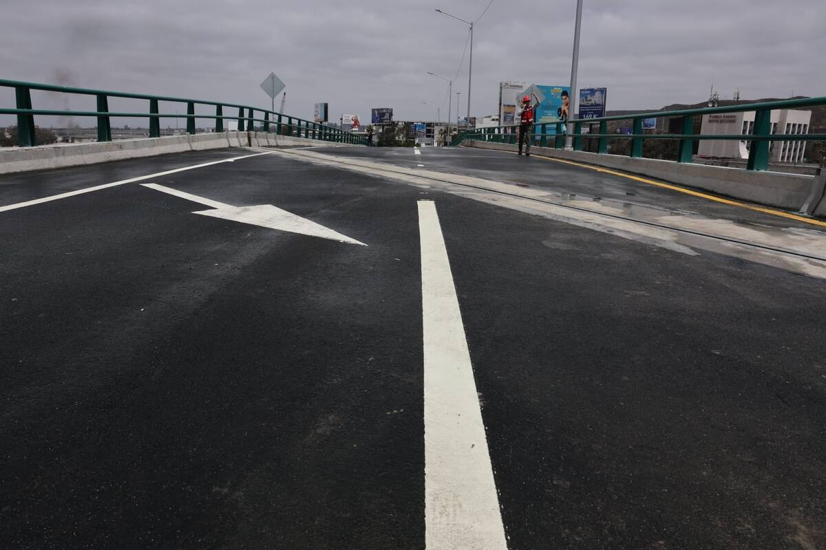 Este lunes fue reabierto el puente El Chaparral.