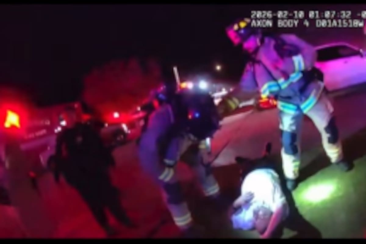 Policías rescatan a residente atrapado en incendio en Calexico