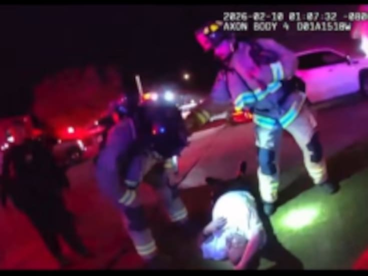 Policías rescatan a residente atrapado en incendio en Calexico