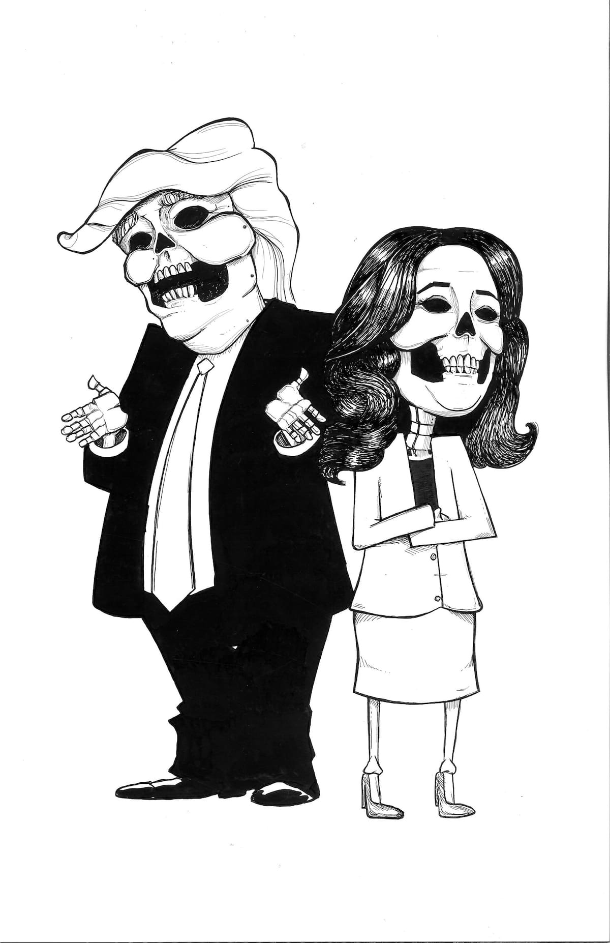 Donald Trump y Kamala Harris.