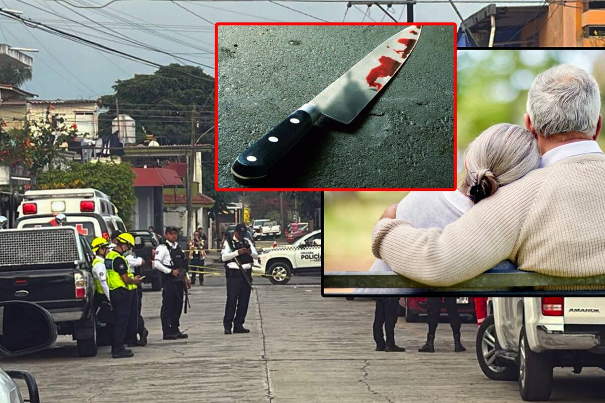 Hijo asesina brutalmente a cuchillazos a sus padres de 70 años tras una fuerte pelea en Veracruz