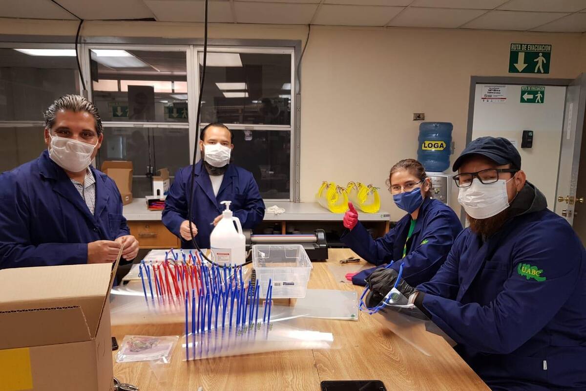 Alumnos de UABC crean prototipos contra coronavirus