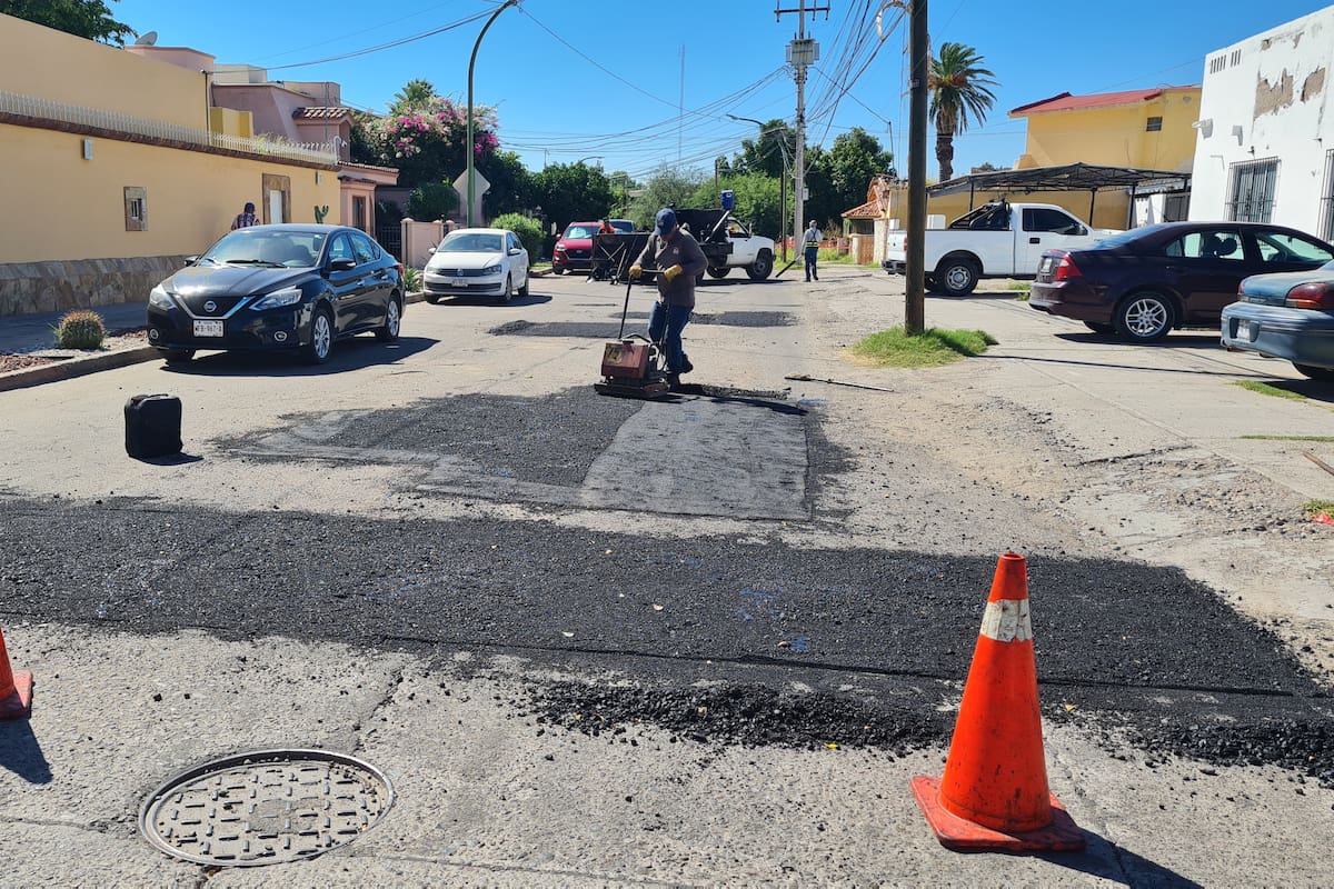 Anuncian bacheo para esta semana en colonias del Norte y Sur de Hermosillo: ¿dónde estarán trabajando las cuadrillas?