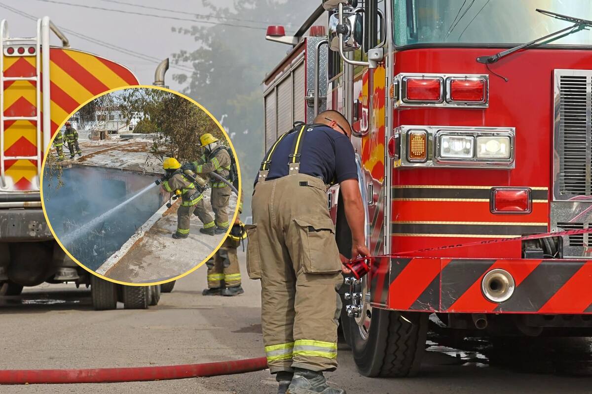 Se incendian 3 viviendas al Norte de Hermosillo