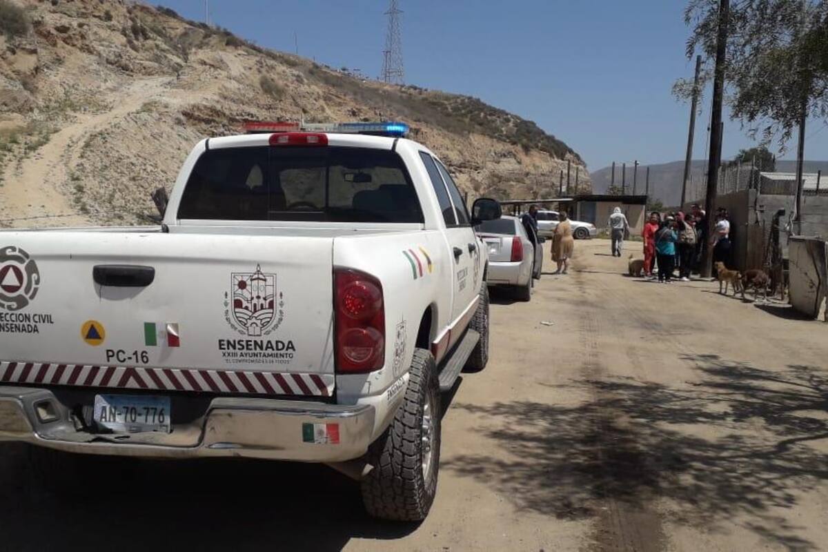 Clausura Protección Civil obra de extracción de arena