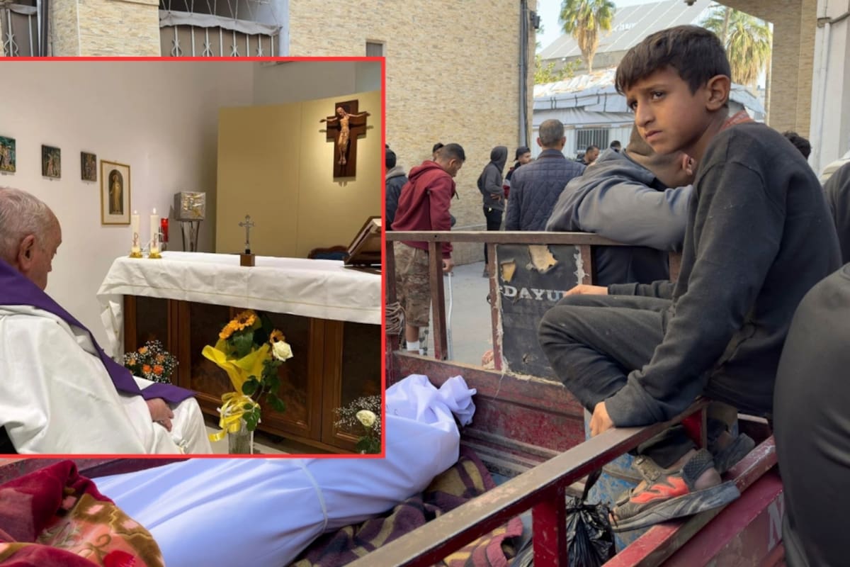 El Papa Francisco pide el fin de los conflictos armados desde el hospital en Roma a través de una carta