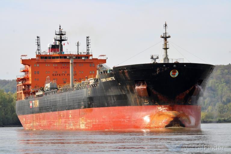 Arribo de buque Torm Agnes a Guaymas. | Foto: VesselFinder