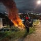 Fuerte incendio en cerro de Anexa Mirador deja pérdidas totales en dos viviendas