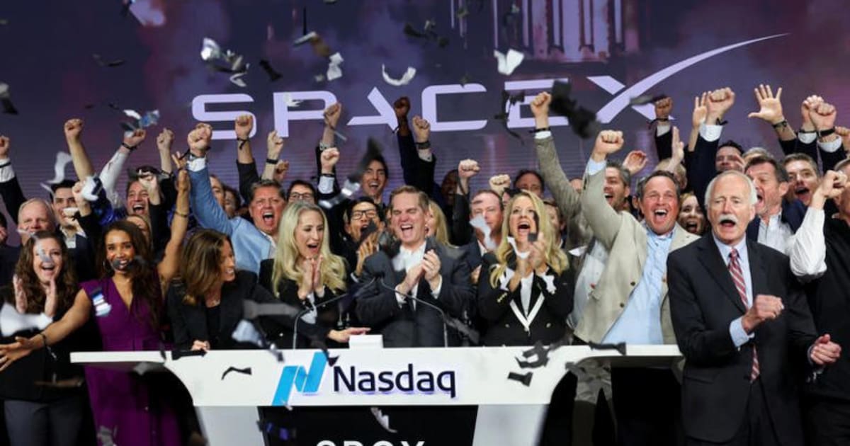 La salida a bolsa de SpaceX convirtió a más de 4 mil 400 empleados en millonarios y abrió una de las mayores transferencias de riqueza hacia trabajadores en la industria tecnológica