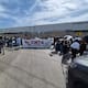 Bloquea CNTE garita de exportación de Otay en Tijuana; bloqueo podría mantenerse durante varias horas e incluso prolongarse por días