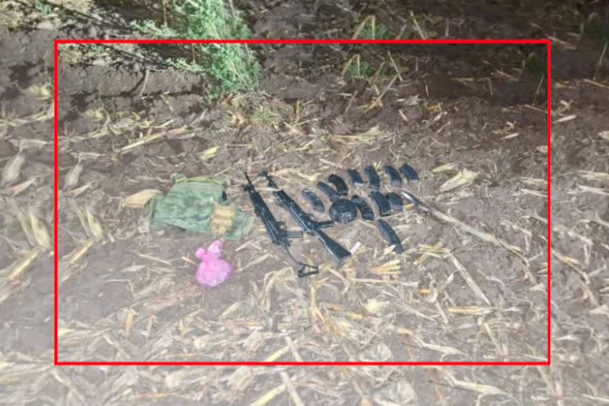 Aseguran arsenal y equipo táctico en zona rural de Culiacán tras operativo militar