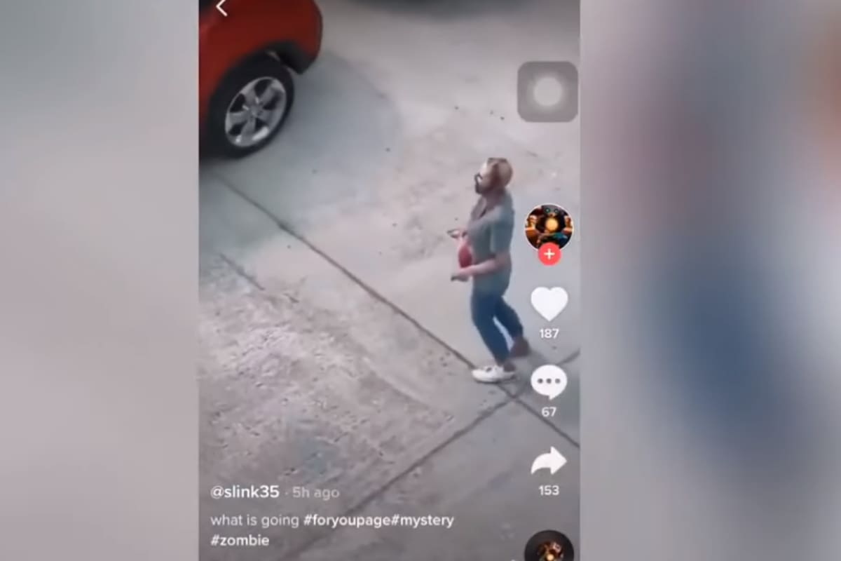 Video de "mujer zombie" de TikTok: La grabación que puso en el foco las enfermedades mentales