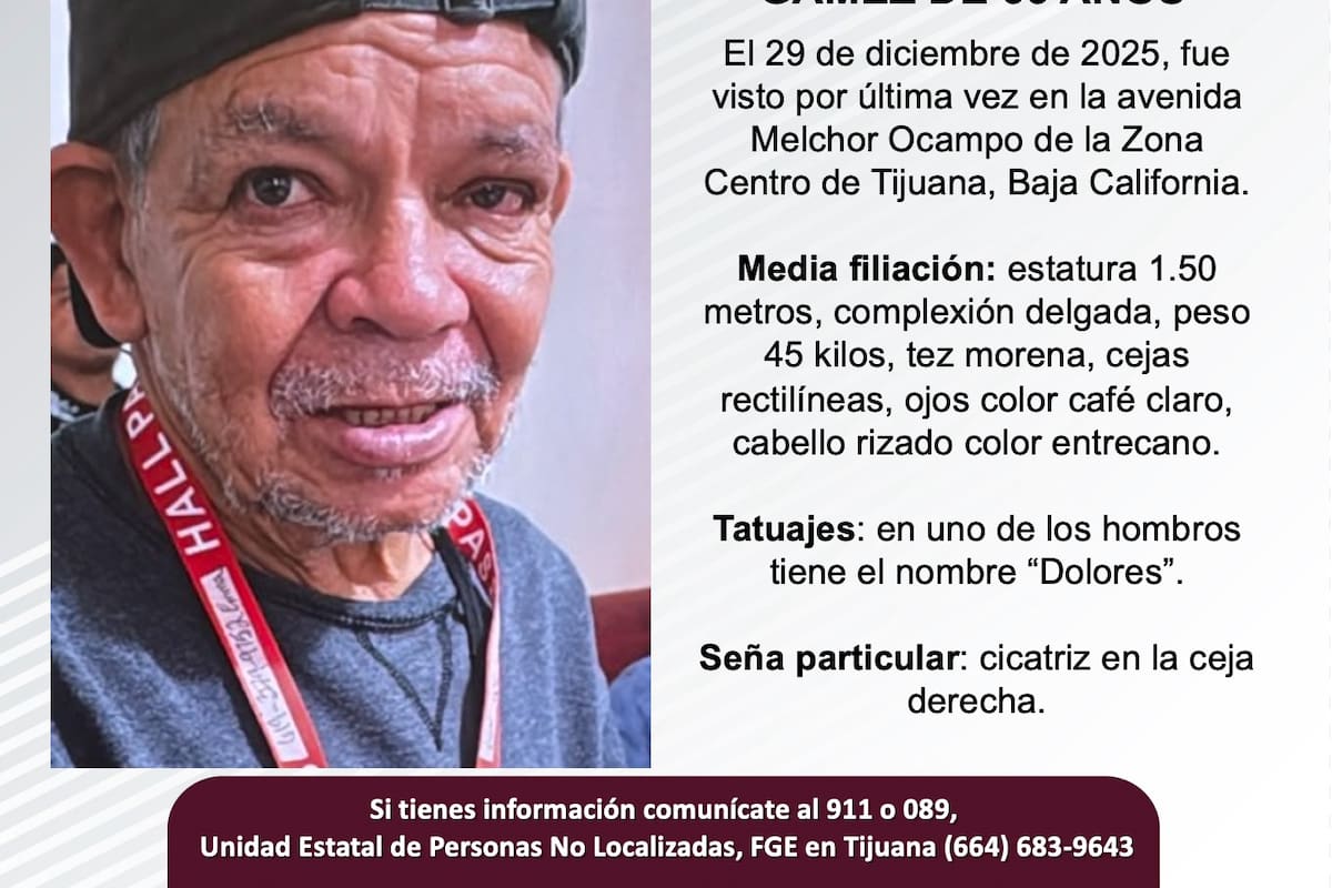 Se busca Alfonso Buenrostro Gámez de 66 años