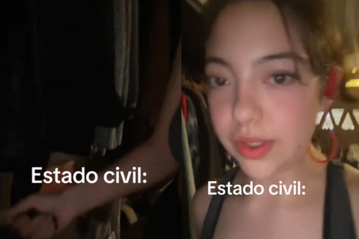 Mujer hace cardio en su caminadora casera y agarra un suéter para imaginar que camina con alguien