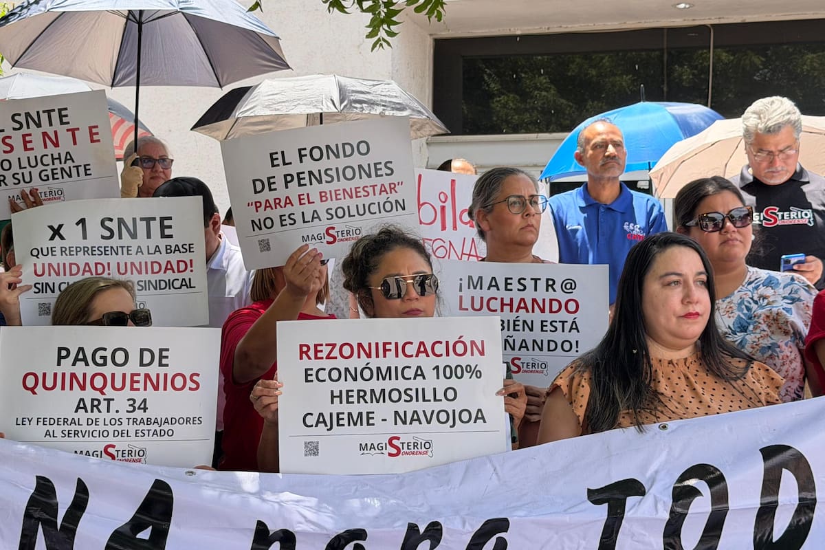 Maestros de Cajeme y región Yaqui advierten posible paro al inicio del próximo ciclo escolar
